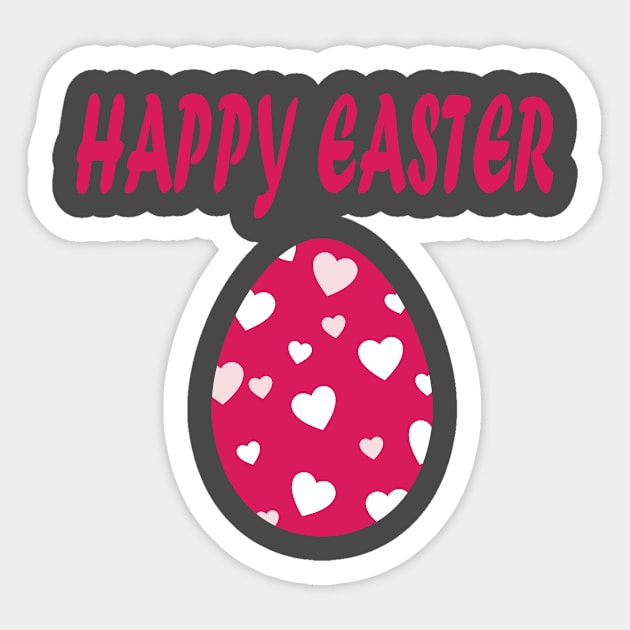 Happy Easter with Love Sticker by JevLavigne